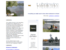 Tablet Screenshot of lubniewice.polandpoland.com