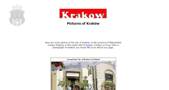 Desktop Screenshot of krakow.polandpoland.com